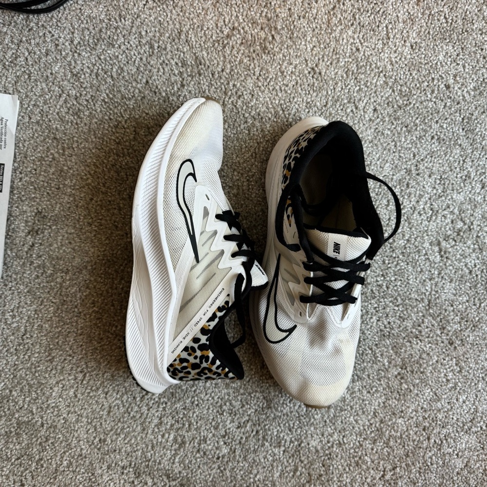 Nike Black and White Patterned Sneakers